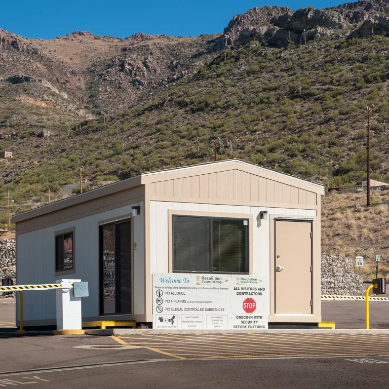 copper modular guard shack