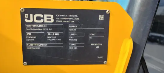 2020 JCB 3TS-8T Track Loader