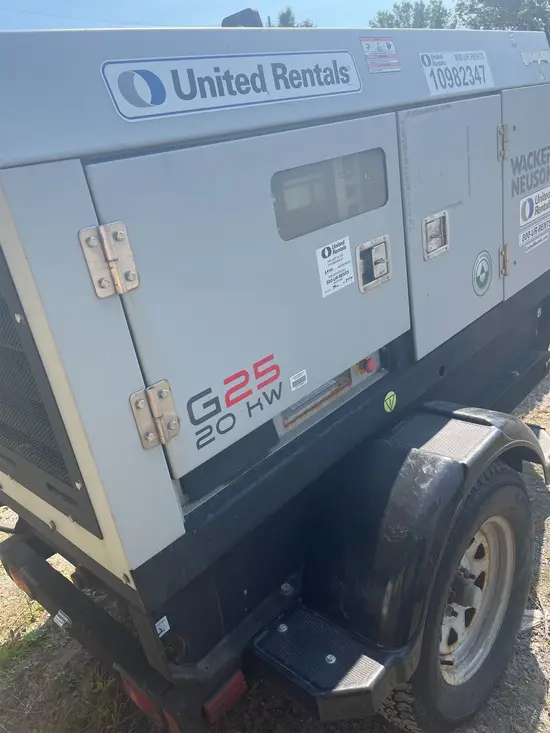 2019 Wacker Neuson G25 T4F Diesel Generator
