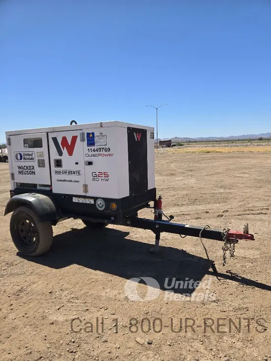 2022 Wacker Neuson G25 T4F Diesel Generator