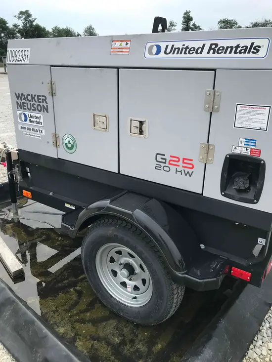 2019 Wacker Neuson G25 T4F Diesel Generator