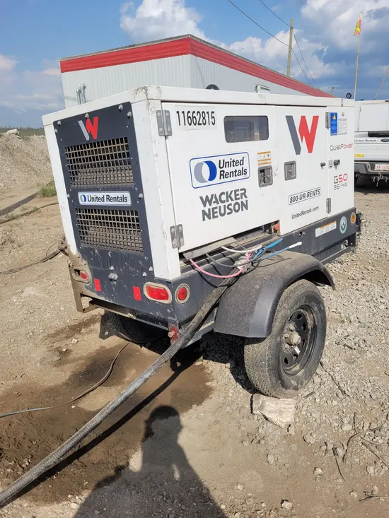 2023 Wacker Neuson G50 T4F 600V Diesel Generator