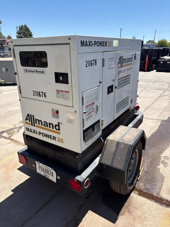 2018 Allmand MP25 Diesel Generator