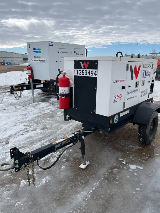 2022 Wacker Neuson G25 T4F Diesel Generator