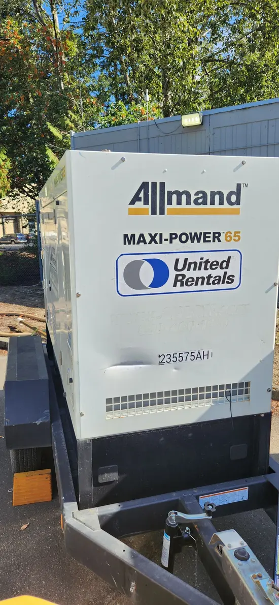2019 Allmand MP65 Diesel Generator