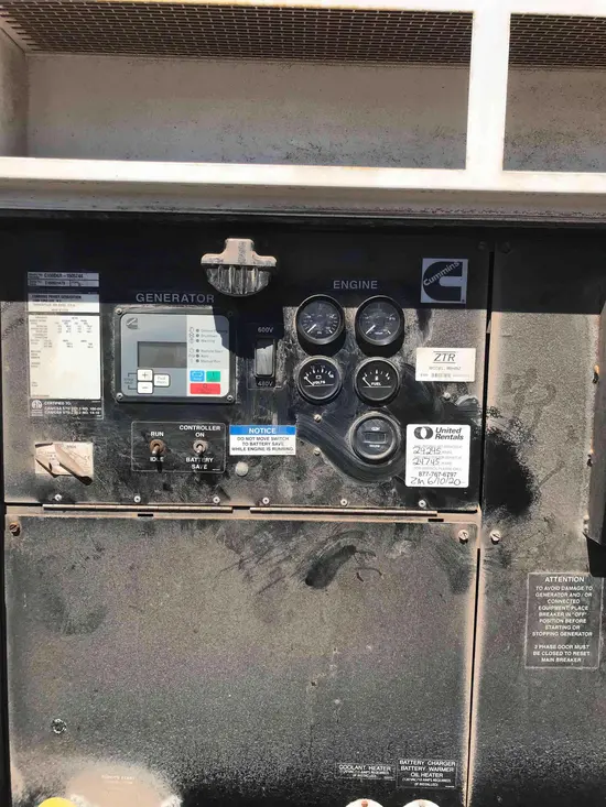 2015 Cummins C150D6R Diesel Generator