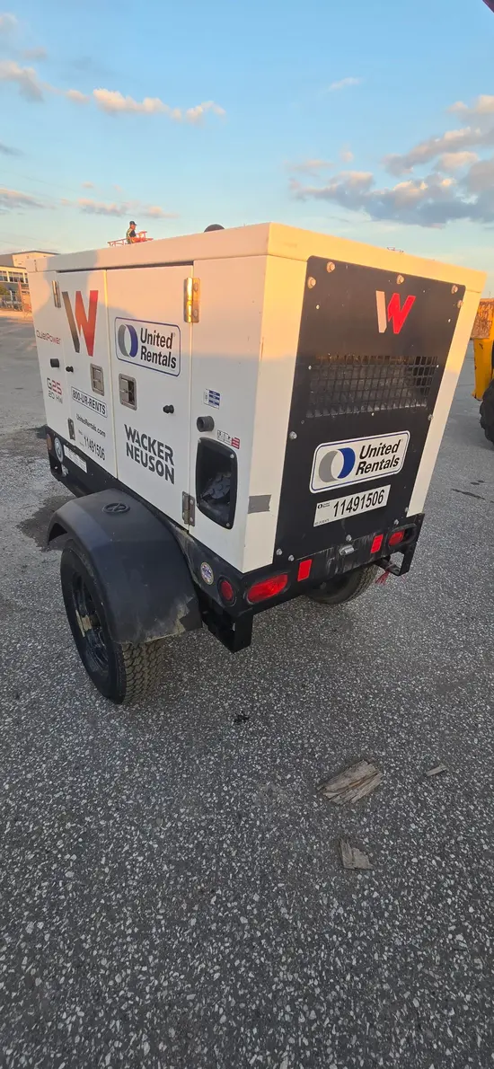 2022 Wacker Neuson G25 T4F Diesel Generator