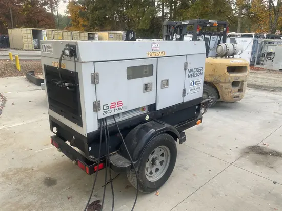 2018 Wacker Neuson G25 T4F Diesel Generator