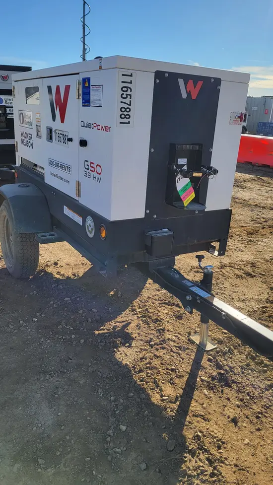 2023 Wacker Neuson G50 T4F 600V Diesel Generator