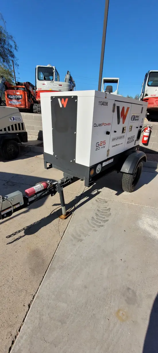 2022 Wacker Neuson G25 T4F Diesel Generator
