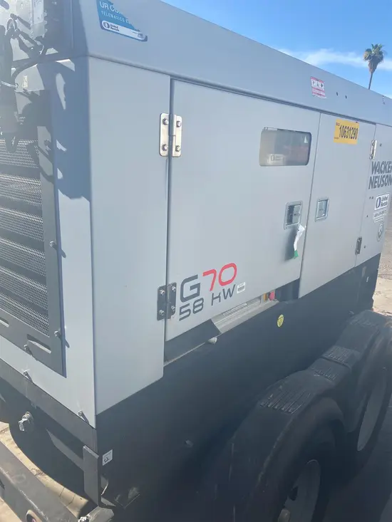 2017 Wacker Neuson G70 T4I Diesel Generator