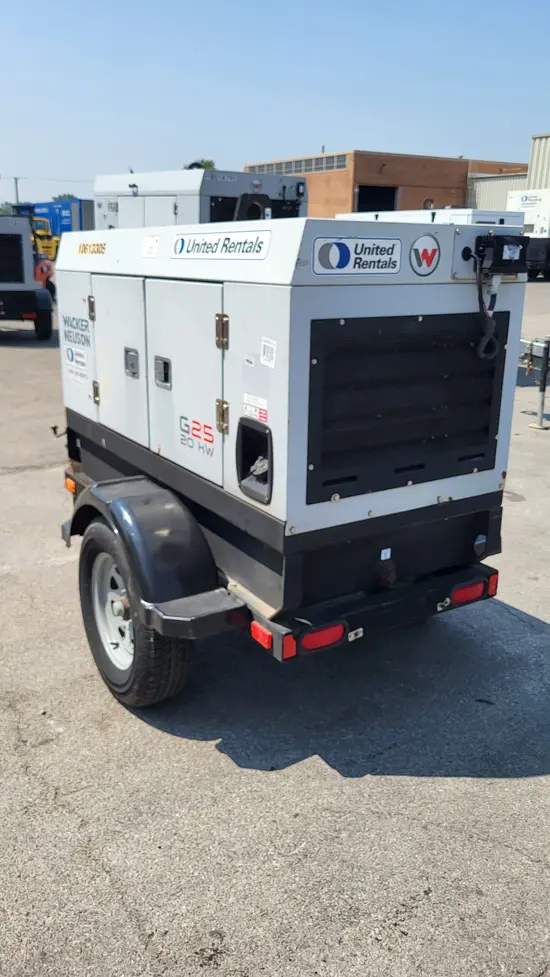 2017 Wacker Neuson G25 T4F Diesel Generator