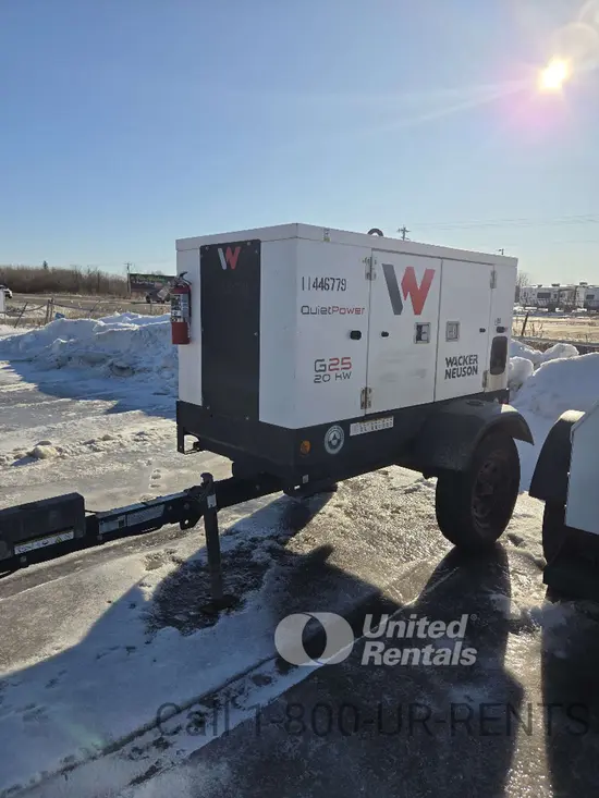 2022 Wacker Neuson G25 T4F Diesel Generator