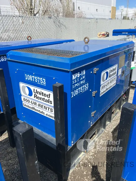 2018 Kustom Power Solutions 12.5KW LPG/NG Generator