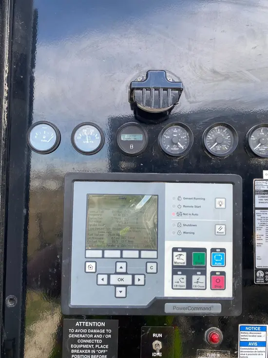 2018 Cummins C70D2RE Diesel Generator
