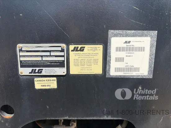 2017 JLG 742 Forklift