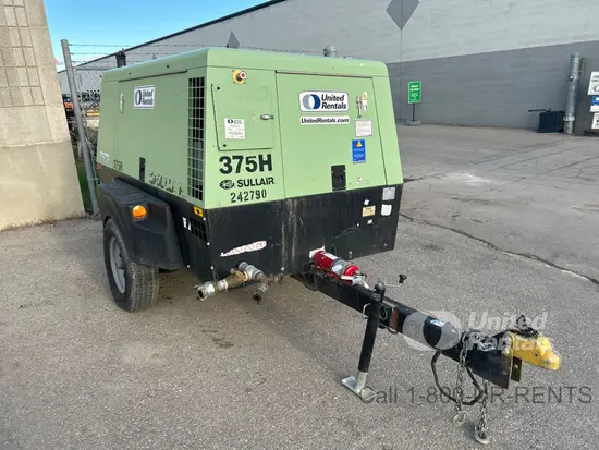 2019 Sullair 375H DPQ-JD3 Air Compressor