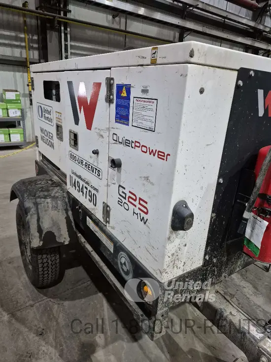 2022 Wacker Neuson G25 T4F Diesel Generator