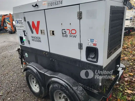 2019 Wacker Neuson G70 T4F Diesel Generator