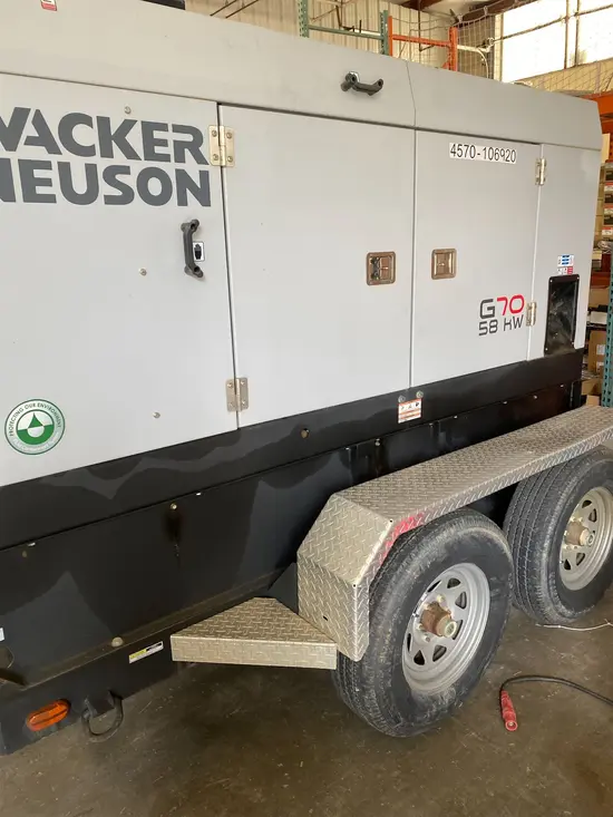 2018 Wacker Neuson G 70 Diesel Generator