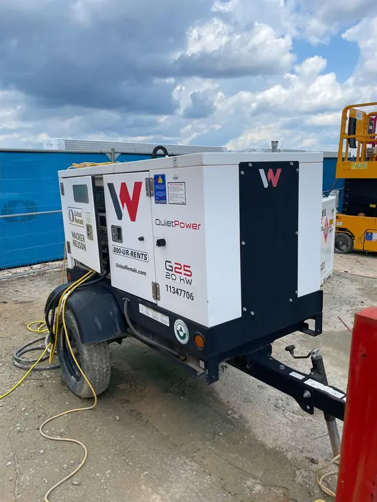 2022 Wacker Neuson G25 T4F Diesel Generator