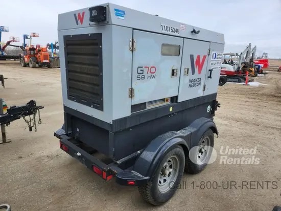 2019 Wacker Neuson G70 T4F Diesel Generator