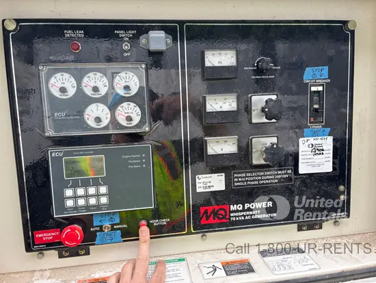 2015 Multiquip DCA70SSJU4I Diesel Generator