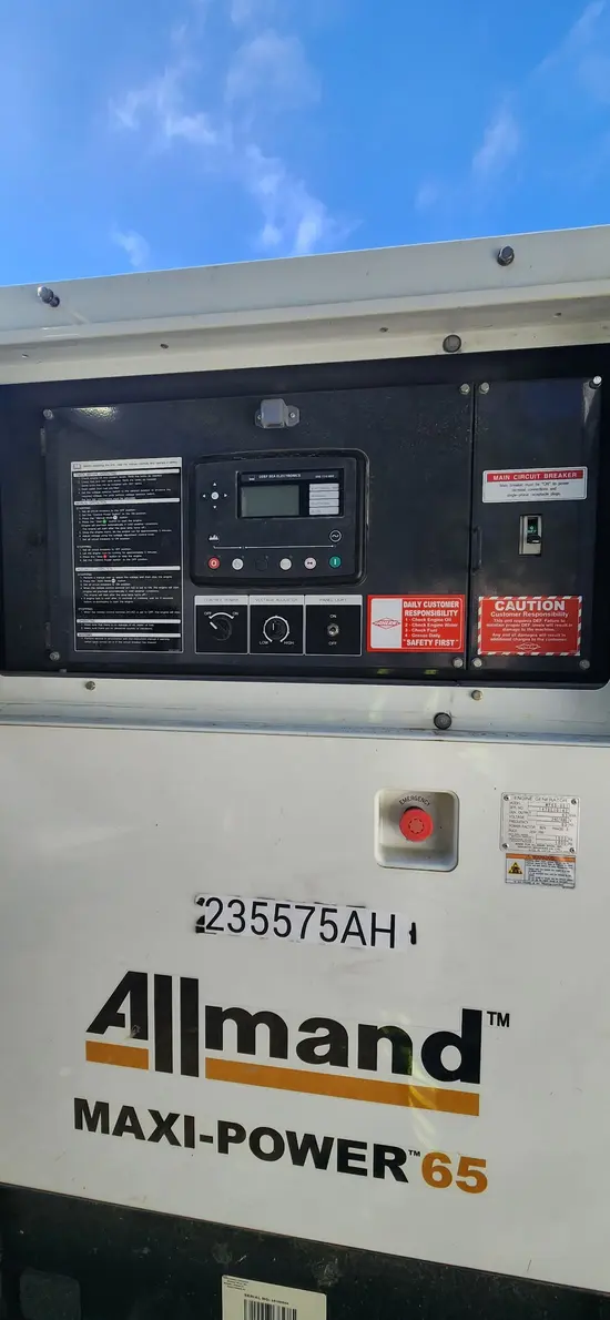 2019 Allmand MP65 Diesel Generator