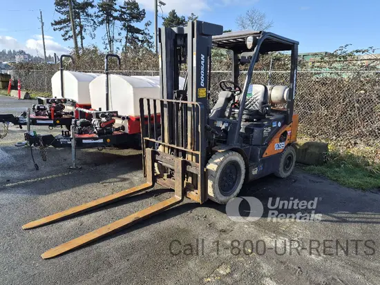 2019 Doosan G25P-7DF Warehouse Forklift