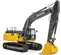 Yellow and gray JOHNDEERE 67,000-68,000 lb. Excavator