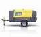 Yellow Atlas Copco air compressor