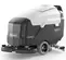 Gray and black NILFISK Walk-behind Floor Scrubber, 32 in., 12V Electric Powered