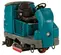 Green Tennant 48 inch electric powered Ride-on Floor Scrubber