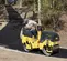 Yellow Ride-on Double Smooth-drum Vibratory Roller