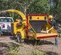 Yellow Vermeer brush chipper