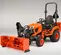 Orange and black KUBOTA 24-25 HP Compact Tractor