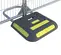 Black and yellow Temporary Fence Base Weight