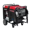 Red and black HONDA 10,000-11,900 W Portable Generator, Gas