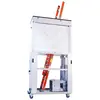 Silver and orange ABATEMENT HEPA Dust Containment Cart