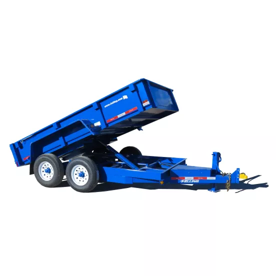 Blue Felling trailer