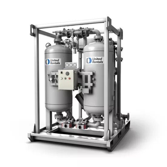 Silver Parker Desiccant Air Dryer