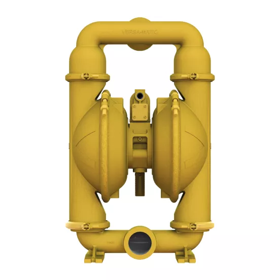 Yellow VERSAMATIC Diaphragm Pump, 3 in., Air Operated