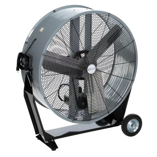 Grey and black AIRMASTER Air Circulation Fan, 36 in.