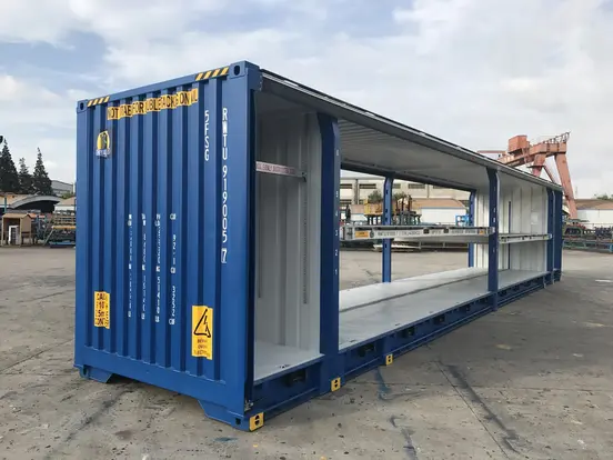 Rail Curtainside Container
