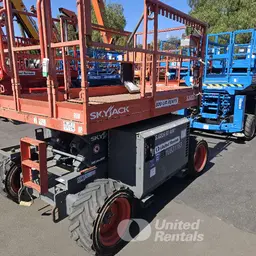 2018 Skyjack SJ6826RT Rough Terrain Scissor Lift
