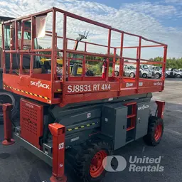2018 Skyjack SJ8831RT Rough Terrain Scissor Lift